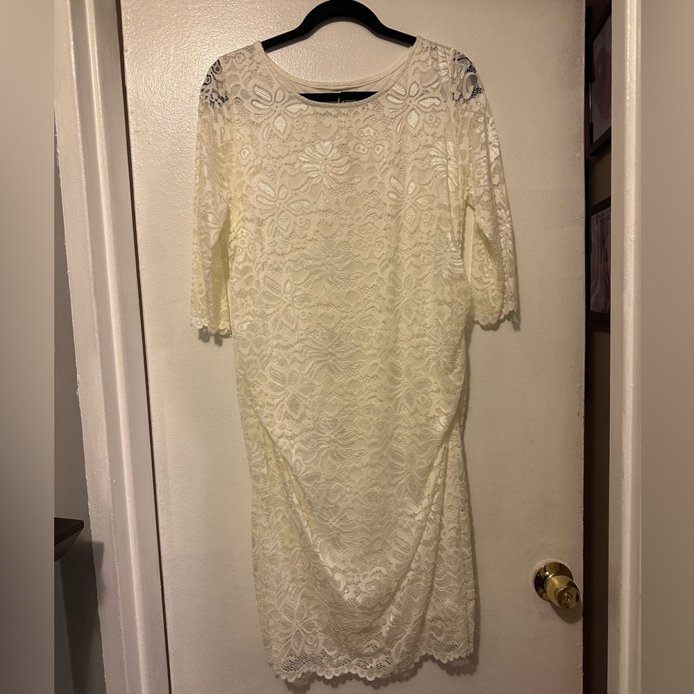 Pinkblush Lace BodyCon Dress Size Large